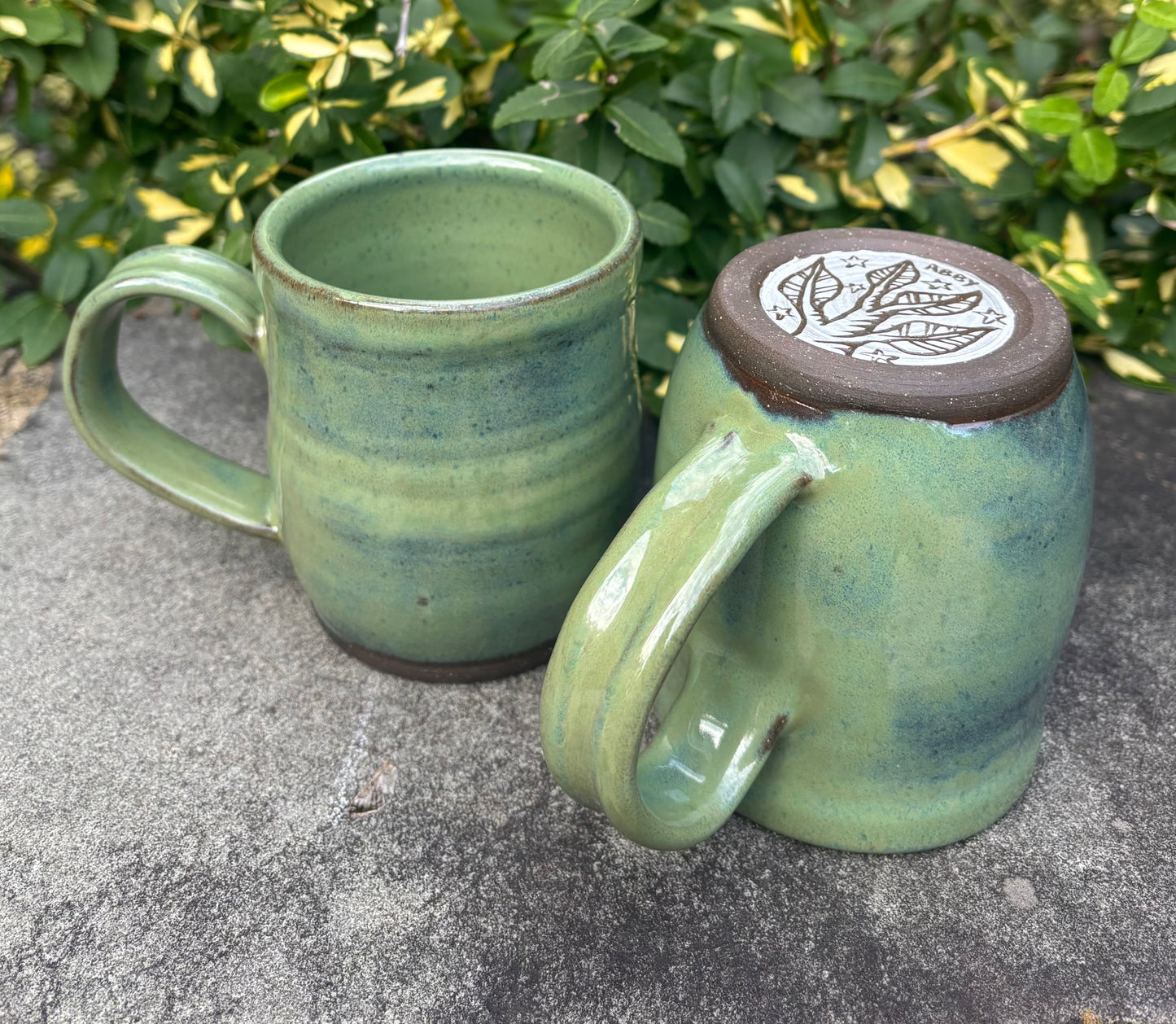 Blue Green Mug 13oz
