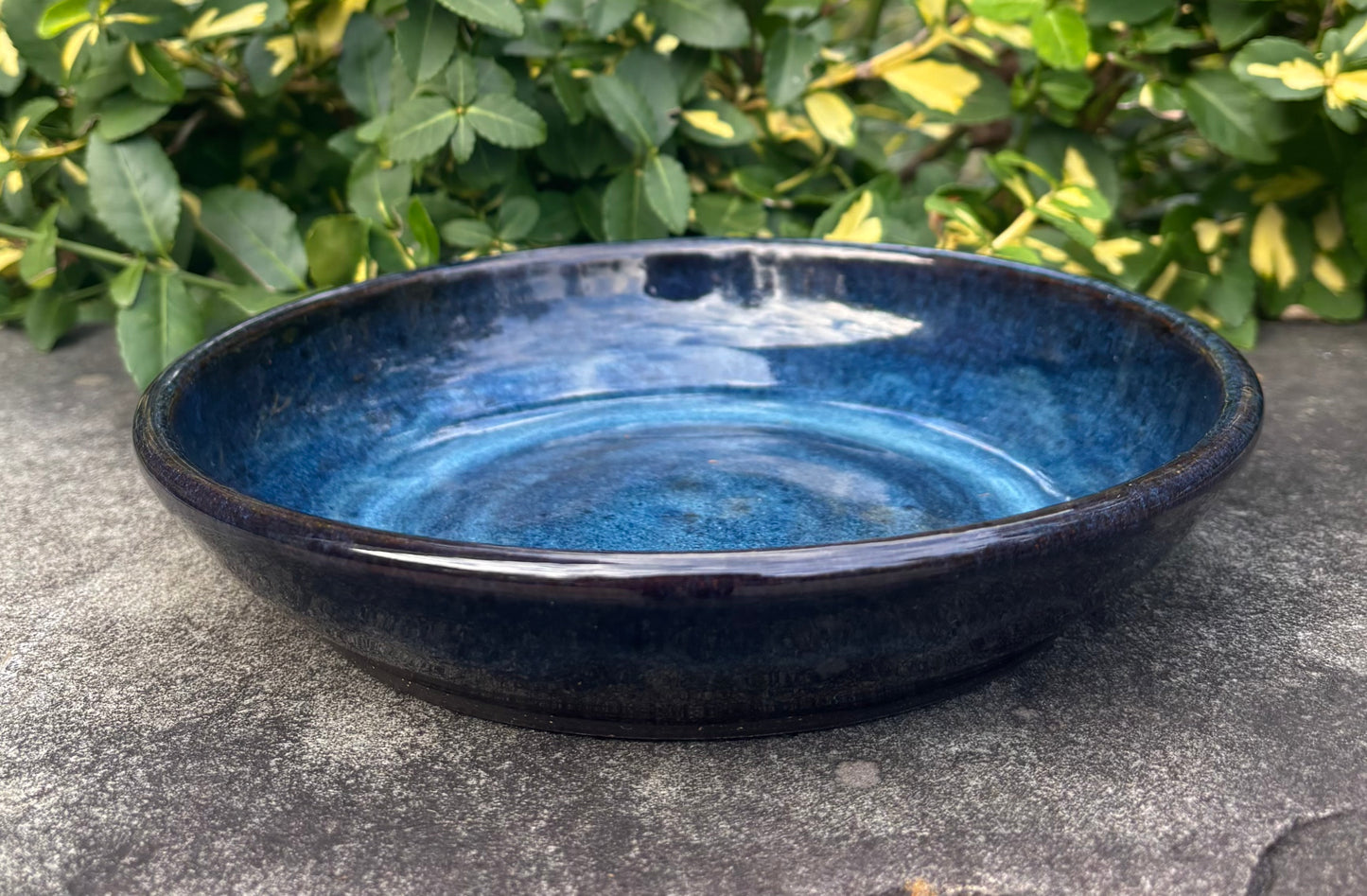 Dark Blue Plate Bowl