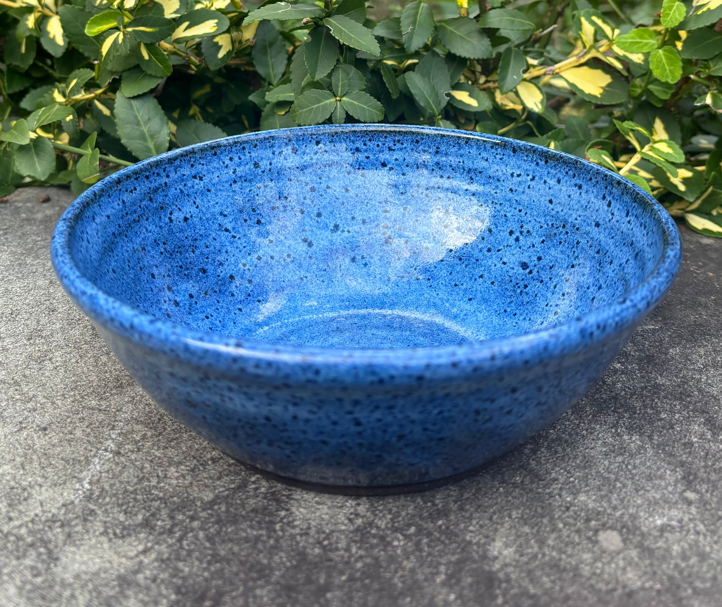 Medium Bright Blue Bowl