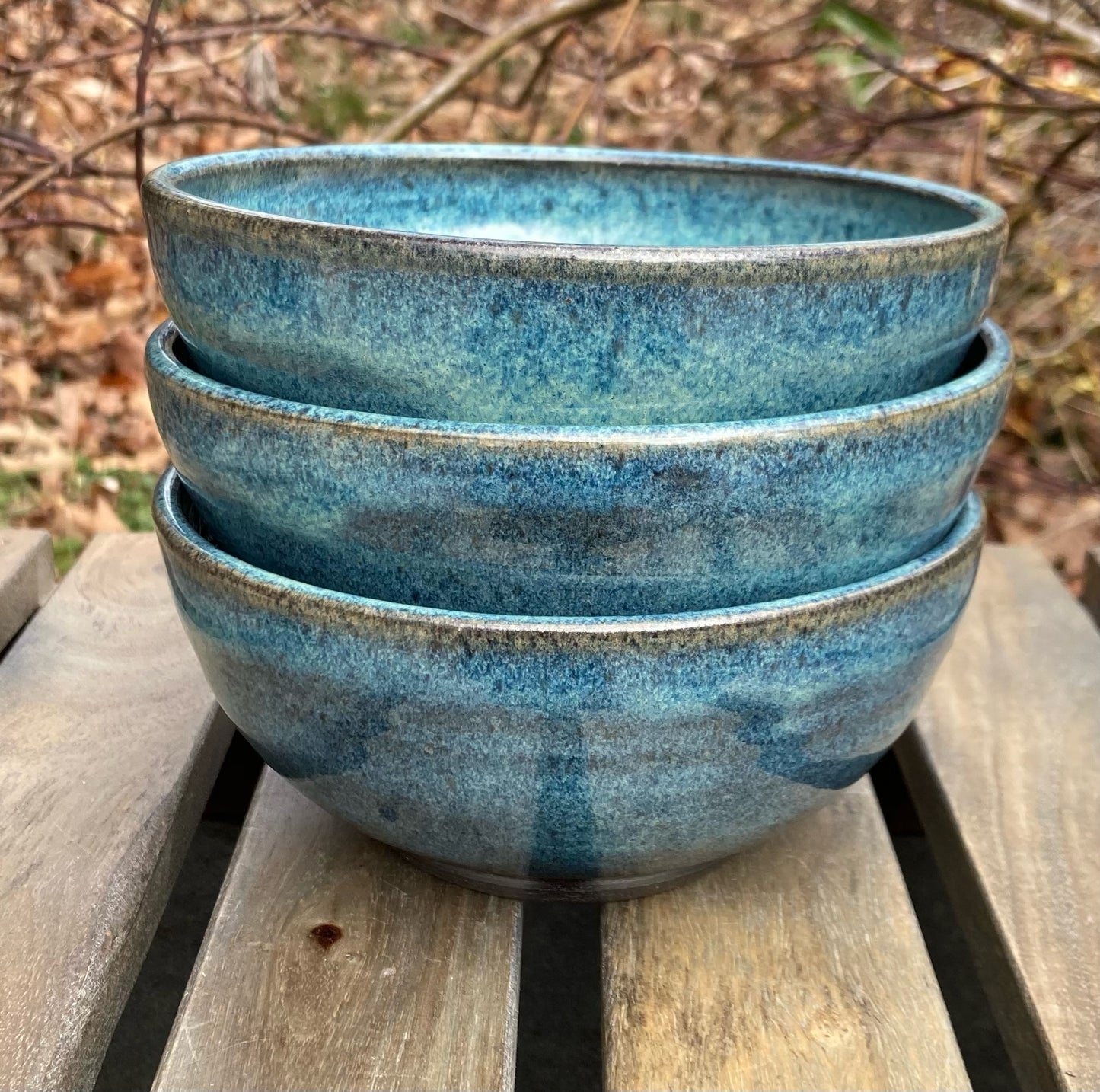Medium Small Light Blue Bowl