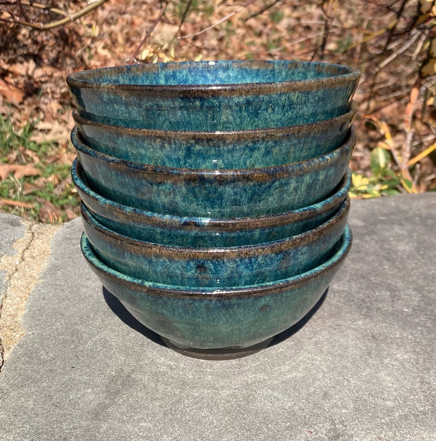 Medium Small Emerald Green Bowl