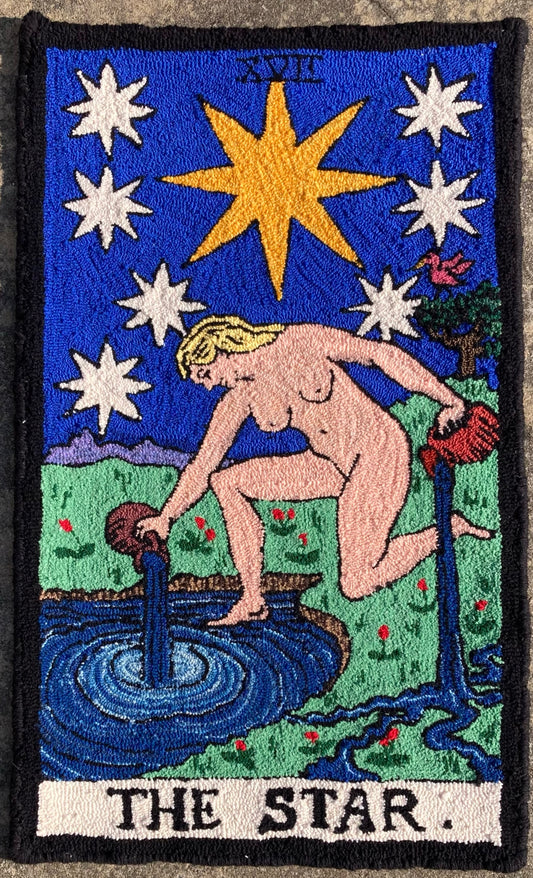 The Star Tarot Card Rug